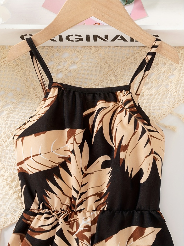 Enterizo con Estampado de Flores Luxeira