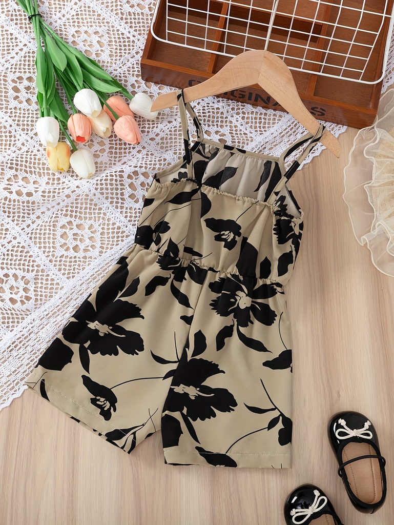 Enterizo con Estampado de Flores Luxeira