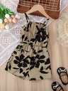Enterizo con Estampado de Flores Luxeira