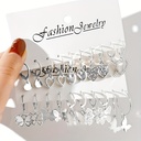 Pendientes De Aro Con Colgante De Corazón