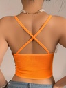 Top de Malla con Contraste y Tirantes Cruzados Luxeira