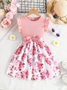 Vestido con Estampado Floral Luxeira