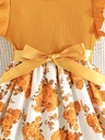 Vestido con Estampado Floral Luxeira