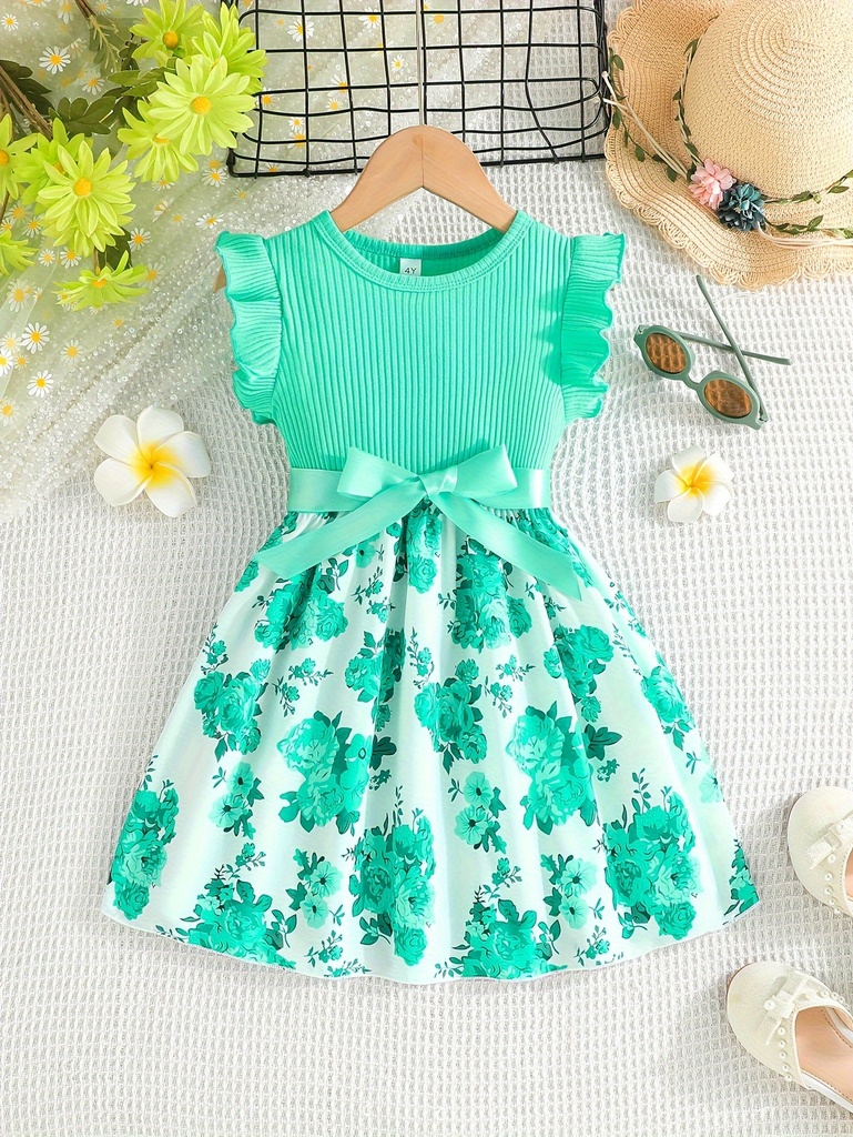 Vestido con Estampado Floral Luxeira
