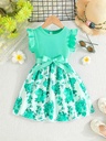 Vestido con Estampado Floral Luxeira