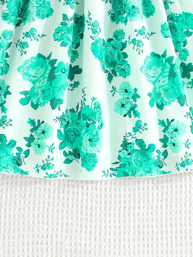 Vestido con Estampado Floral Luxeira