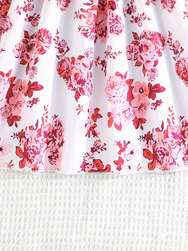 Vestido con Estampado Floral Luxeira