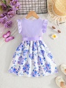 Vestido con Estampado Floral Luxeira