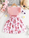 Vestido con Estampado Floral Luxeira