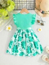 Vestido con Estampado Floral Luxeira