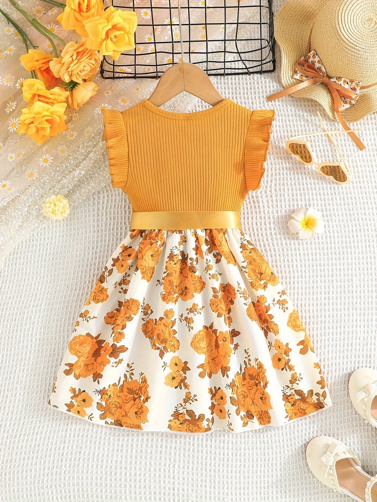 Vestido con Estampado Floral Luxeira