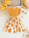 Vestido con Estampado Floral Luxeira