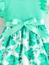 Vestido con Estampado Floral Luxeira