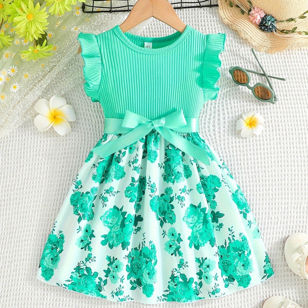 Vestido con Estampado Floral Luxeira