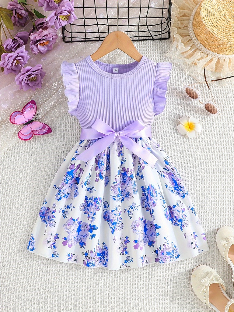 Vestido con Estampado Floral Luxeira