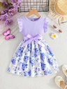Vestido con Estampado Floral Luxeira