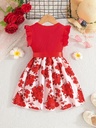 Vestido con Estampado Floral Luxeira