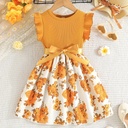 Vestido con Estampado Floral Luxeira