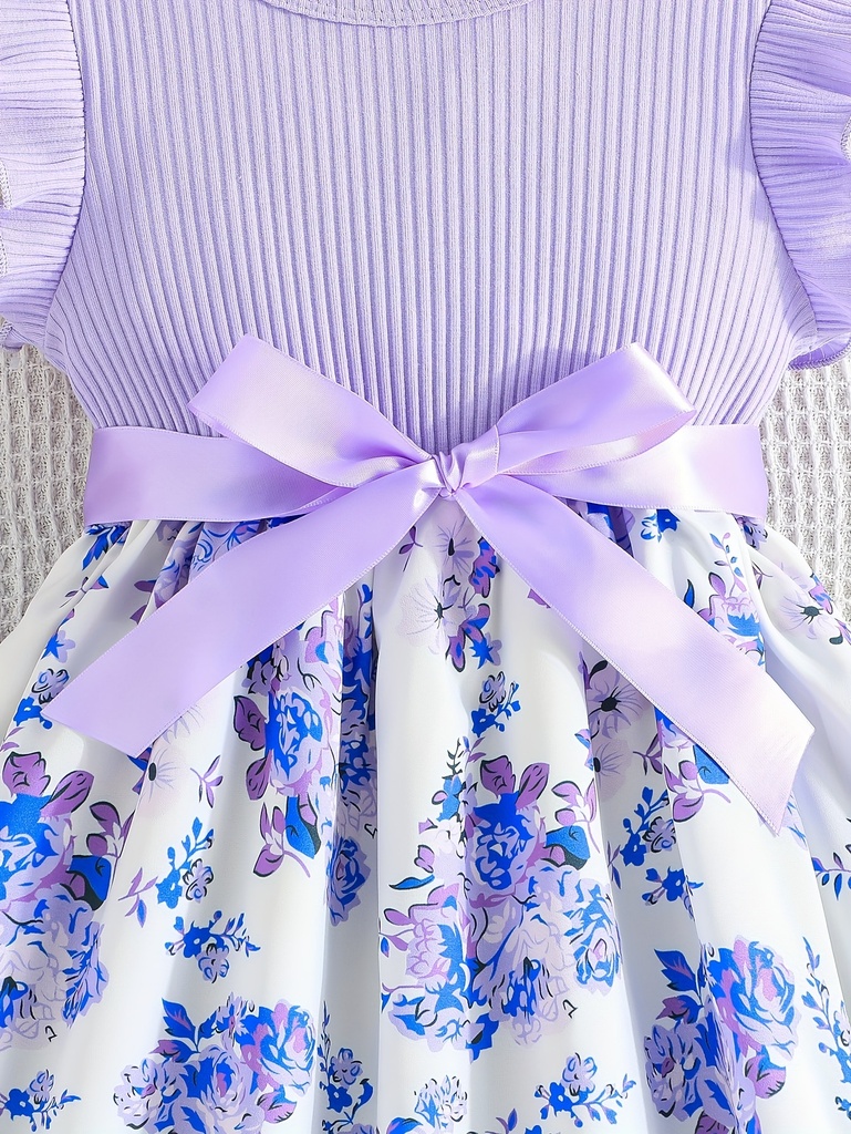 Vestido con Estampado Floral Luxeira