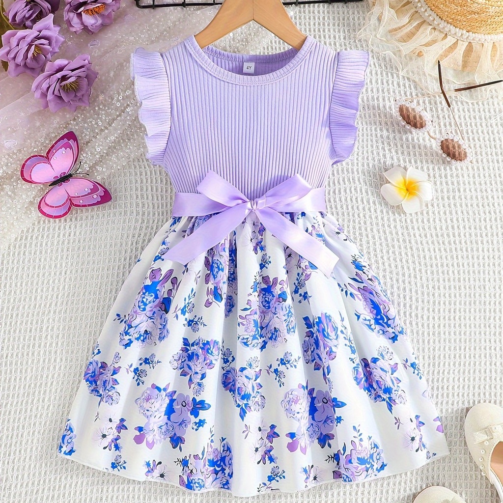 Vestido con Estampado Floral Luxeira