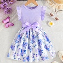 Vestido con Estampado Floral Luxeira