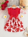 Vestido con Estampado Floral Luxeira