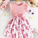 Vestido con Estampado Floral Luxeira