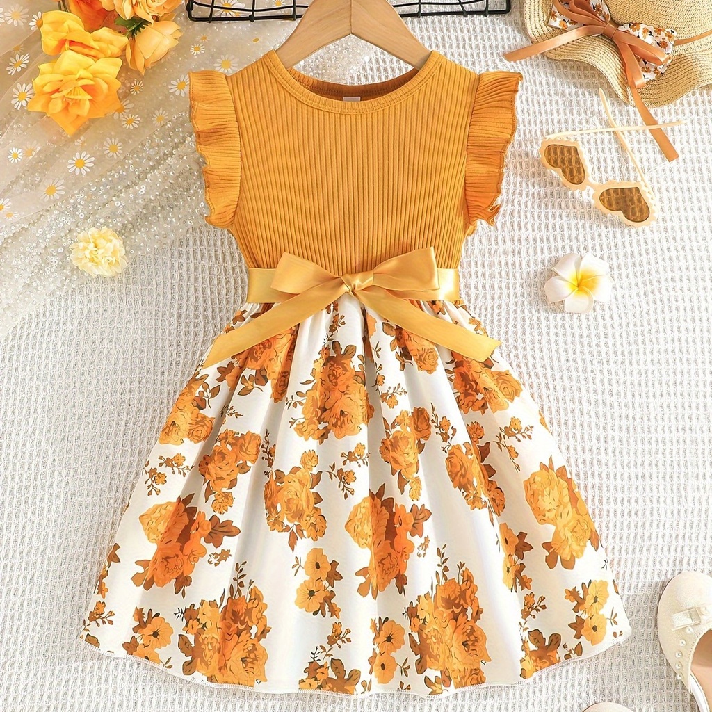 Vestido con Estampado Floral Luxeira