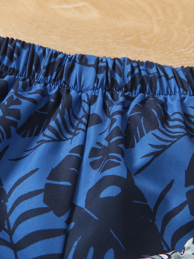 Short con Estampado de Cocoteros Luxeira