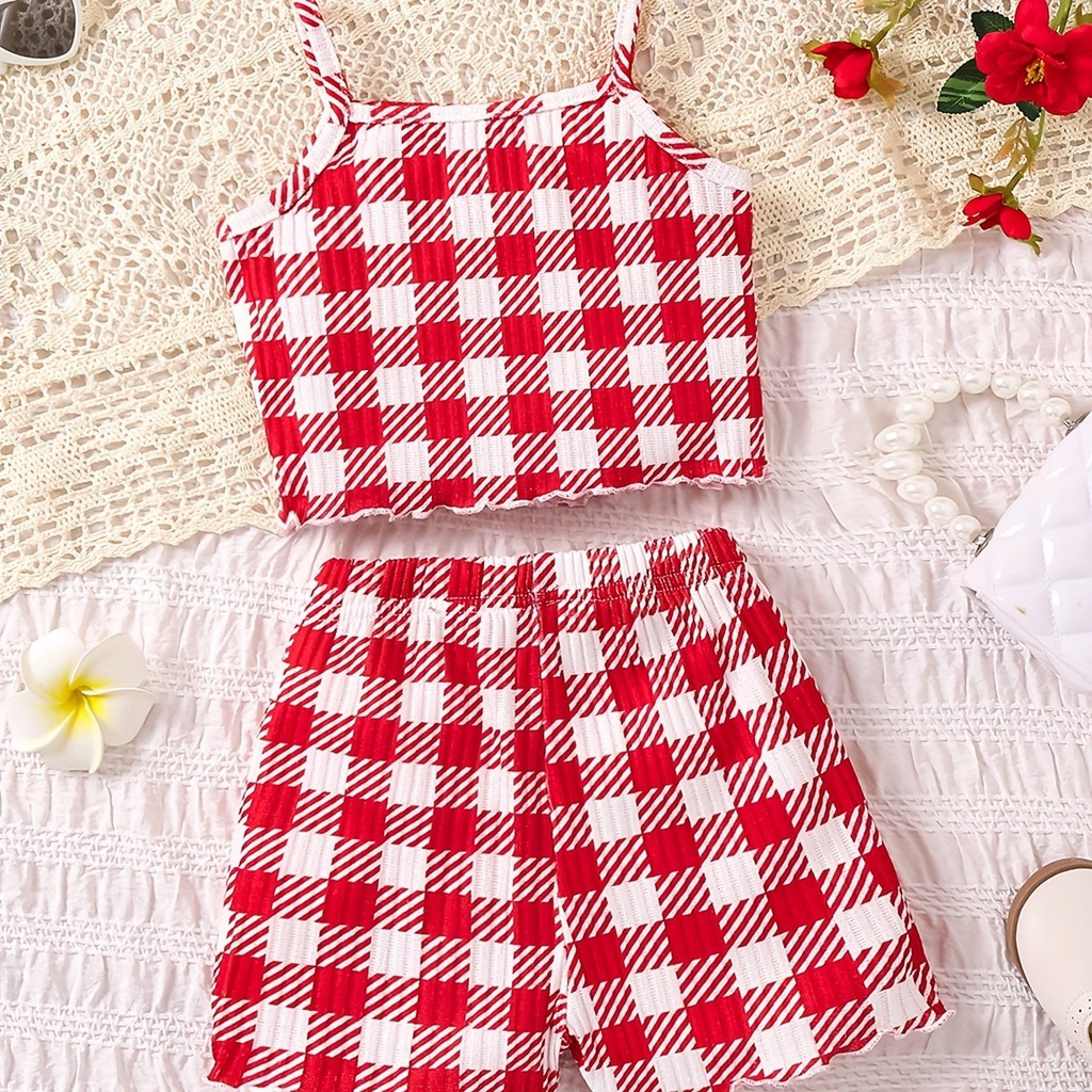 Conjunto de Camiseta y Short con Estampado de Flores Luxeira