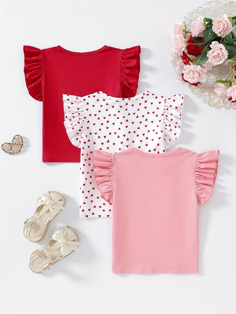 Blusa con Ribete de Aleteo Luxeira