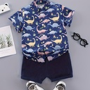 Conjunto de Camisa de Dinosaurios y Short Luxeira
