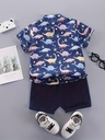 Conjunto de Camisa de Dinosaurios y Short Luxeira