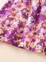 Vestido de Princesa con Flores y Mangas de Vuelo Luxeira