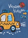 Conjunto de Camiseta y Short con Estampado de Carros Luxeira