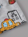 Conjunto de Camiseta y Short con Estampado de Carros Luxeira