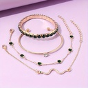 Pulsera de Cadena Fino y Elegante con un Diamante
