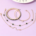 Pulsera de Cadena Fino y Elegante con un Diamante