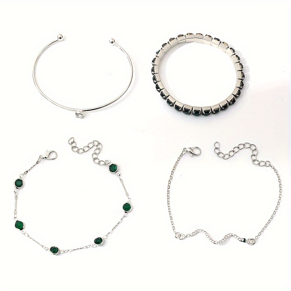Pulsera de Cadena Fino y Elegante con un Diamante