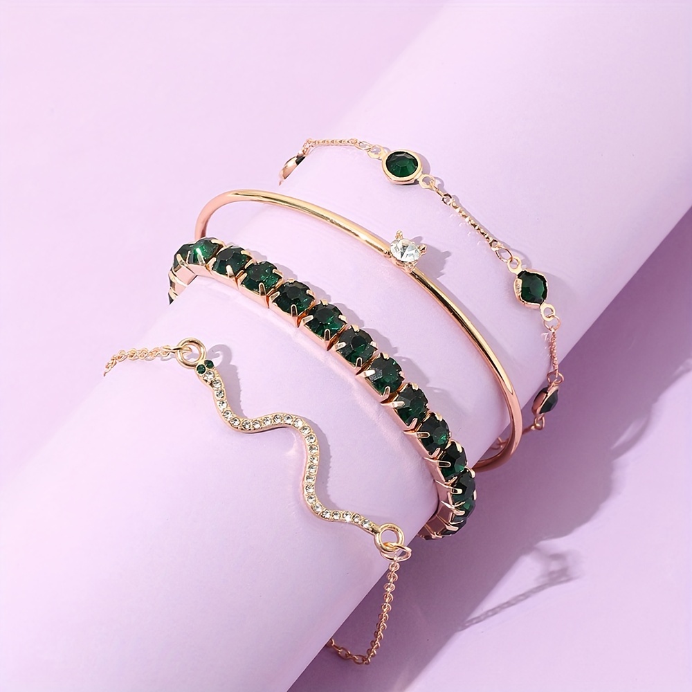 Pulsera de Cadena Fino y Elegante con un Diamante