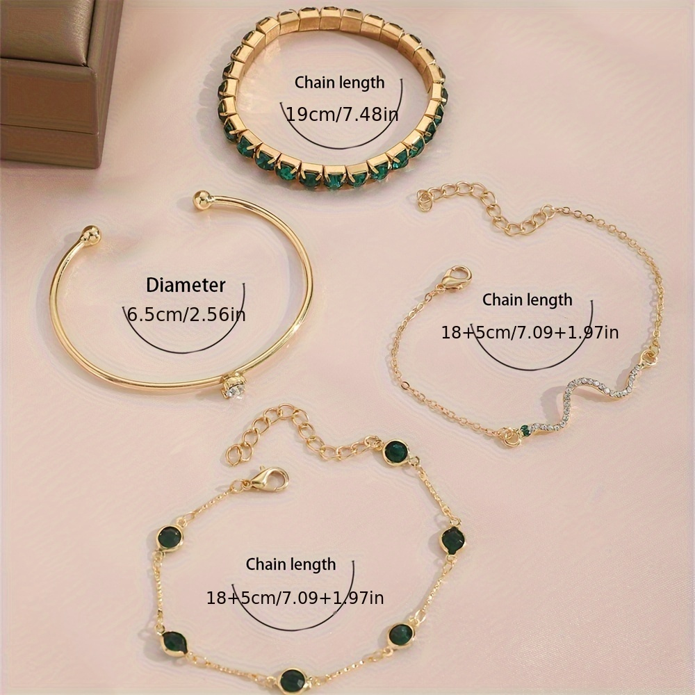 Pulsera de Cadena Fino y Elegante con un Diamante