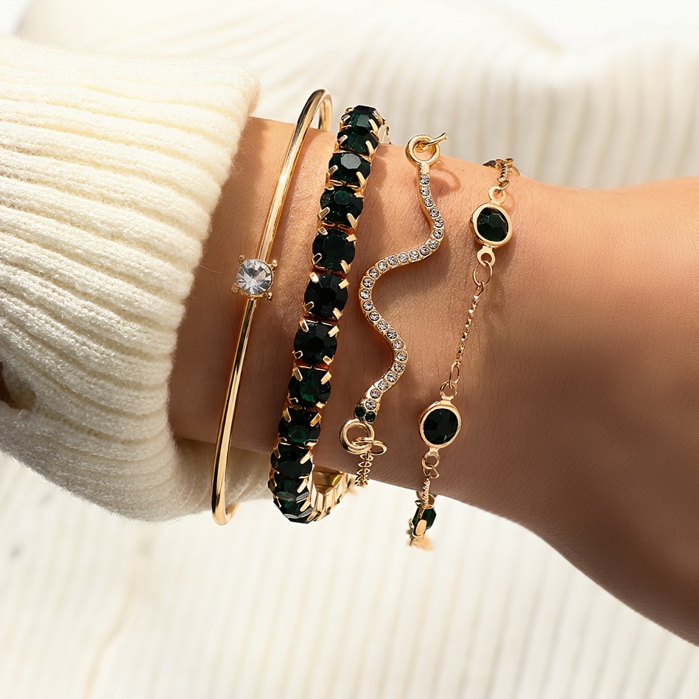 Pulsera de Cadena Fino y Elegante con un Diamante