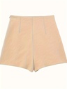 Short Casual con Diseño Fruncido Luxeira
