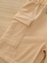 Short Cargo con Cintura Elástica y Bolsillos Grandes Luxeira