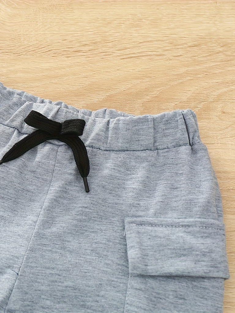 Short Cargo con Cintura Elástica y Bolsillos Grandes Luxeira