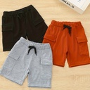 Short Cargo con Cintura Elástica y Bolsillos Grandes Luxeira