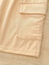 Short Cargo con Cintura Elástica y Bolsillos Grandes Luxeira