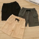 Short Cargo con Cintura Elástica y Bolsillos Grandes Luxeira