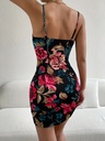 Vestido de Tirantes Finos con Estampado Floral Luxeira