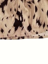 Vestido Elegante de Cuellocon Estampado Completo Luxeira
